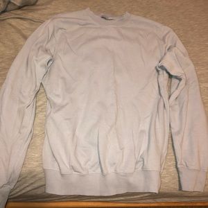 soft baby blue crew neck from brandy melville